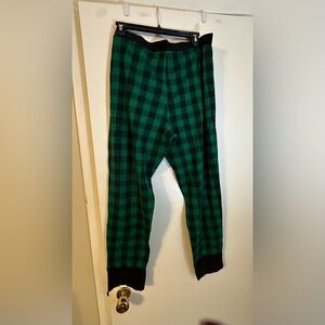Victoria's Secret Green Checkered pajama pants